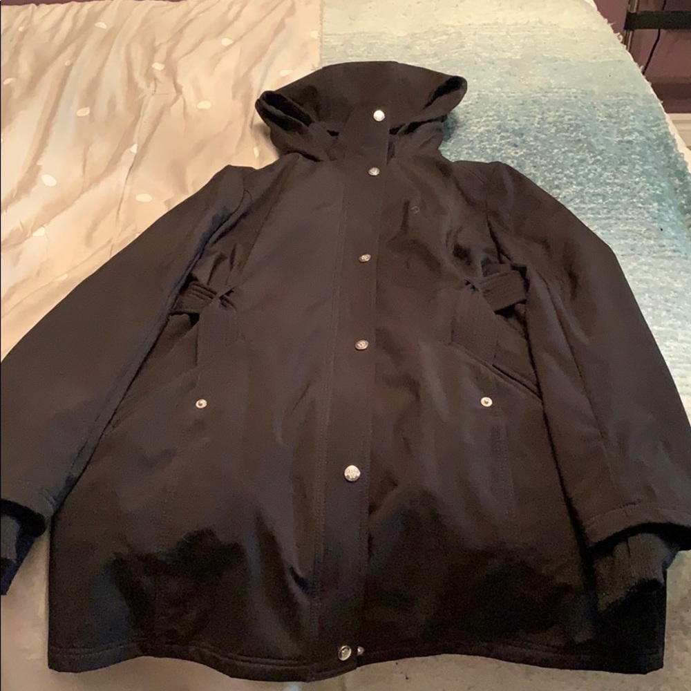 Jessica Simpson Black Trench Coat